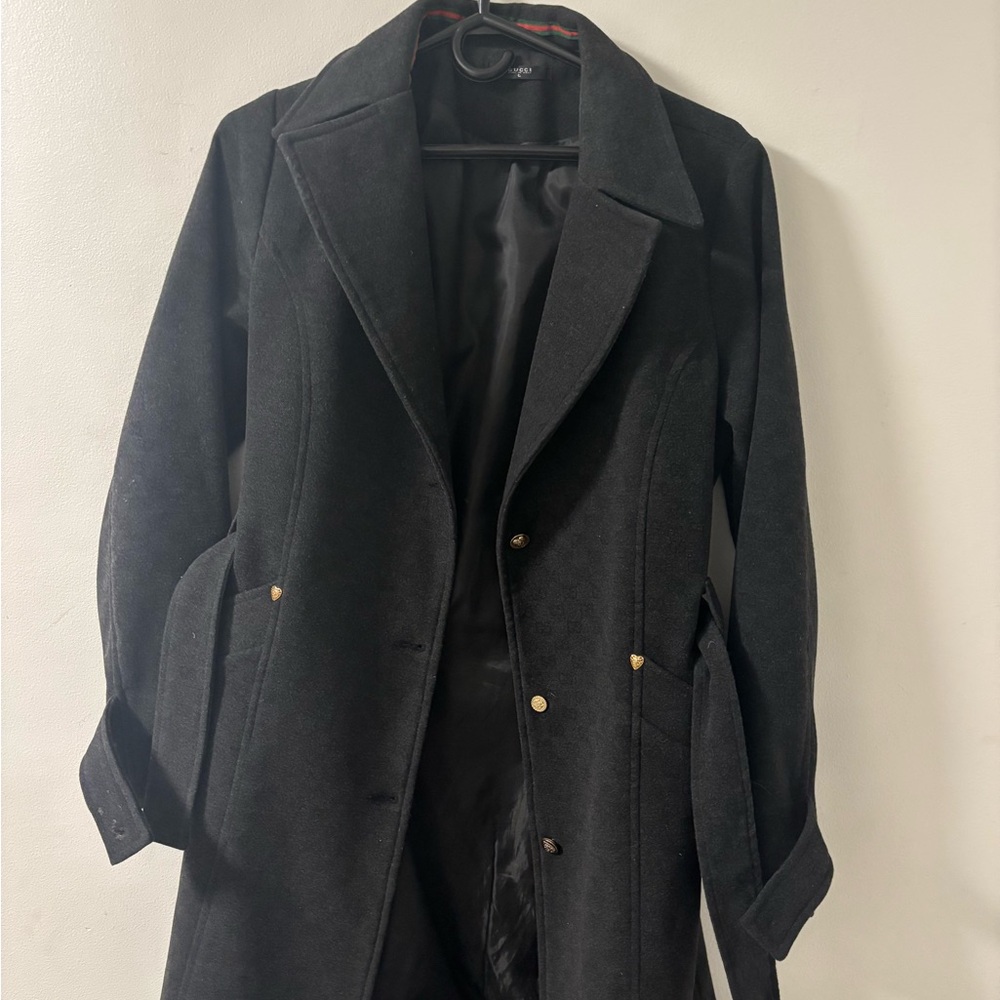 Gucci Black Trench Coat